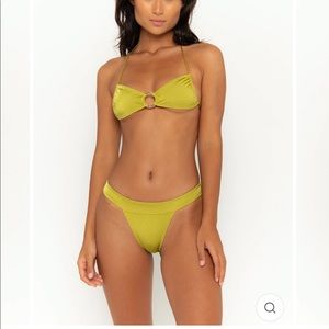 SOMMER SWIM - NICO - HIGH LEG BIKINI BOTTOMS & LUCIA HALTER BIKINI TOP Size M